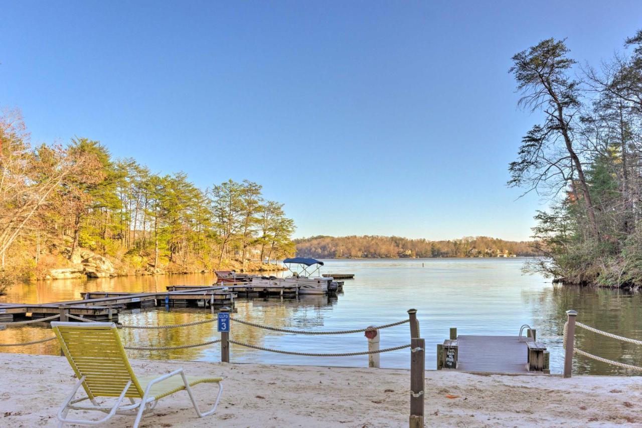 Lake Lure Log Cabin With Grill Steps To Beach! Villa Dış mekan fotoğraf