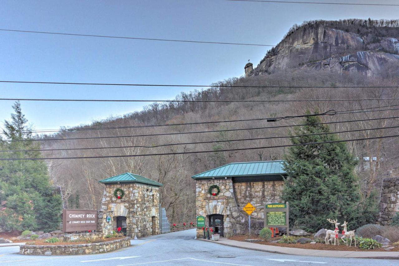 Lake Lure Log Cabin With Grill Steps To Beach! Villa Dış mekan fotoğraf